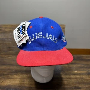 Vintage 90s The Game Toronto Blue Jays Catch The Fever SnapBack Hat Wool NEW - Picture 1 of 7