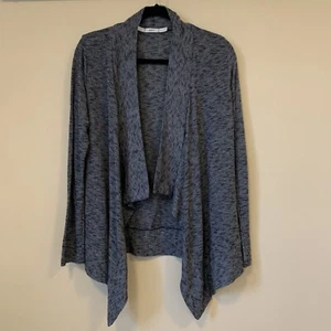 Gibson Womens Knit Open Front Cardigan Size S Gray US Made - Picture 1 of 7