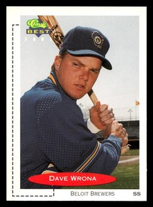 1991 Classic Best Dave Wrona #213 Beloit Brewers