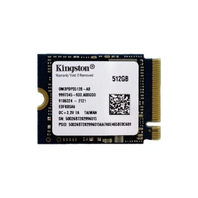Kingston 512GB SSD M.2 2230 PCIe 4x4 For Microsoft Surface Pro 9 10 Steam Deck - Image 1 of 3