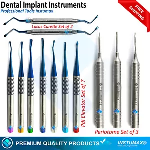 Dental PDL Elevators Tooth Extraction Luxating Root Tip Implant Surgical Tools - Picture 1 of 18