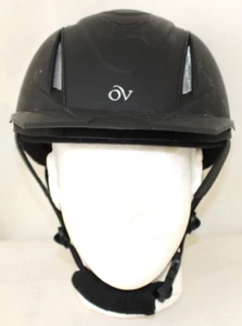Ovation Deluxe Schooler Black Medium/Large 57cm-61cm TUV Rheinland Riding Helmet - Picture 1 of 12