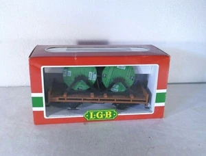 LGB Lehmann N°4002 Carro Piatto Porta Bobine Di Cavo In I In Scatola - Photo 1/12