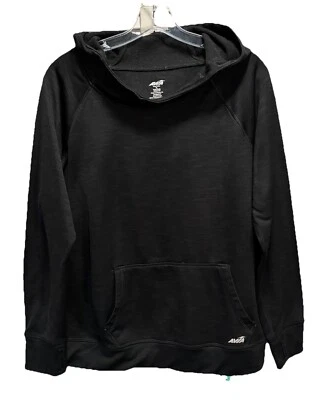 Sudadera con Capucha Avia Athletic Negra Talla XL Manga Larga Logo Gráfico Bolsillo Foto 1 de 4