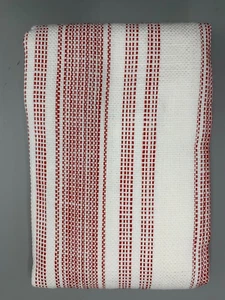 Pottery Barn Hawthorn Striped Cotton Sham Red Euro #H562 - Picture 1 of 3