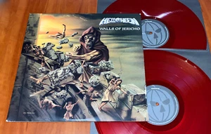 HELLOWEEN WALLS OF JERICHO 2x LP *RARE* RED CLEAR VINYL BOB PRESS UK LIMITED New - Picture 1 of 7