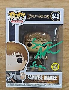 The Lord of the Rings Samwise Funko Pop #445 Signed by Sean Astin with COA