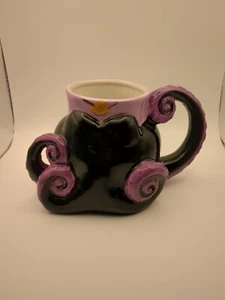 Disney Villain Ursula Coffee Mug Tentacles Large 20 oz Sculpted Purple And Black - Picture 1 of 6