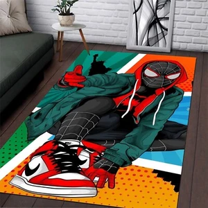 Spiderman Rug,Spiderman and Sneakers Rug,Amazing Spiderman Rug,Boy Room Rug - Picture 1 of 10