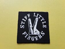 Stiff Little Fingers Patch Embroidered Iron On Or Sew On Badge