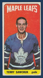 TERRY SAWCHUK 64-65 TOPPS TALLBOYS 1964-65 NO 6 EX+  9995 - Picture 1 of 2