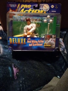 MARK MCGWIRE---PRO ACTION BASEBALL DELUXE FIGUR---STARTAUFSTELLUNG - Bild 1 von 4