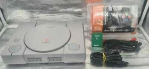Playstation 1 Sony PS1 Originale Console + Cavi + Pad + memory card - Foto 1 di 1