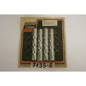Chrome Cover Kit Valve Rods COLONY Pushrod Cover Set Harley Davidson - Picture 1 of 3