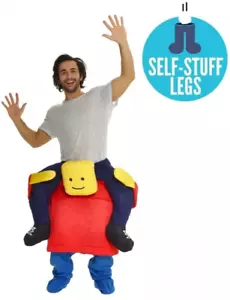 Ride On Fancy Dress Block Head Piggy Back Fancy Dress Costume One Size - Picture 1 of 3