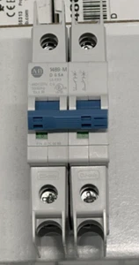 ALLEN BRADLEY, 1489-M2D005, 2-POLE, D CURVE, 0.5A - Picture 1 of 3