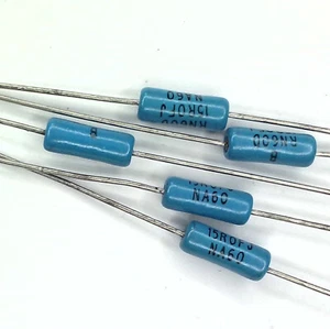 4x VISHAY Dale 15.1R 15ROFJ RN60D 1/2W Military Precision Metal Film Resistors - Picture 1 of 1