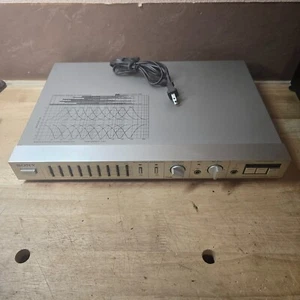Ecualizador gráfico híbrido de 9 bandas plateado Sony SEH-310 de colección de los años 80 ~ muy limpio - Imagen 1 de 9