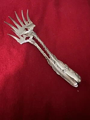 Pinças para servir sanduíche raras de prata esterlina Whiting Louis XV - Imagem 1 de 4