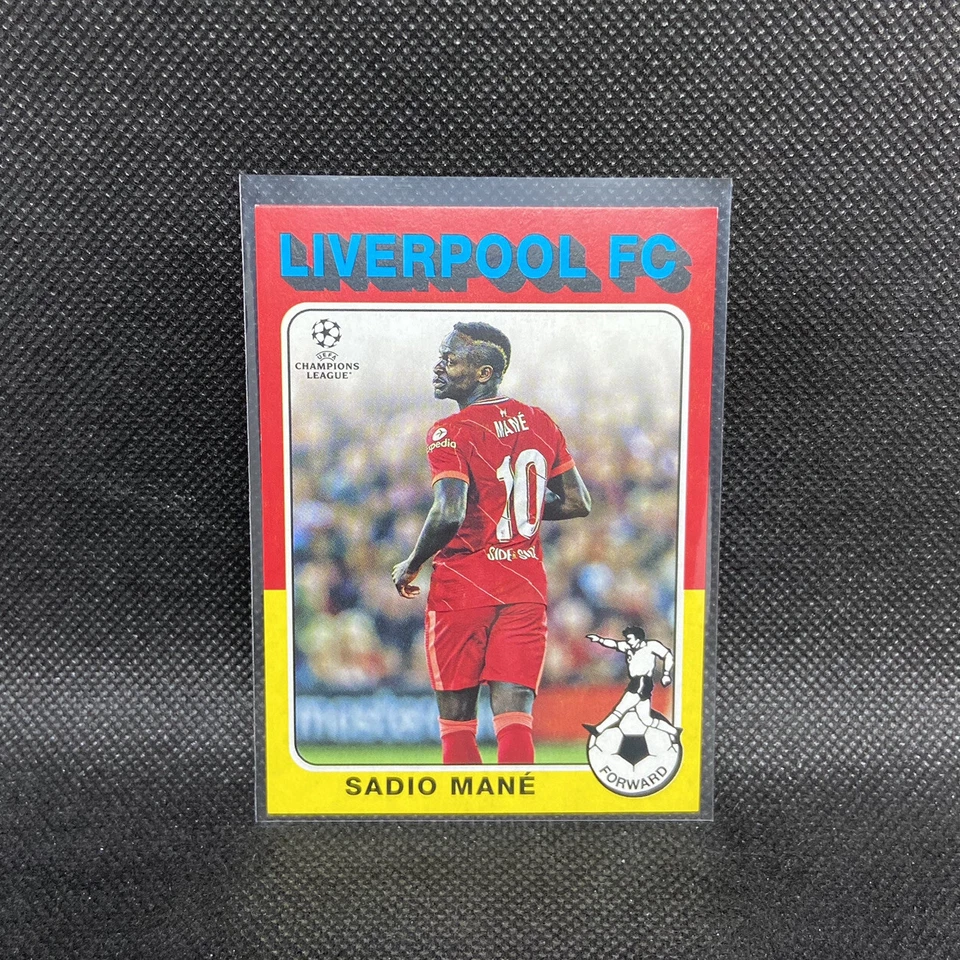 Sadio Mane 1975 Futbolistas #75-03 Topps 2021-22 Champions League Liverpool Foto 1 de 2