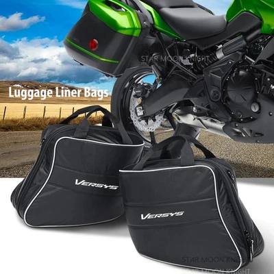 Bolsas forradoras de equipaje de nailon para Kawasaki Versys 650 1000 Ninja 1000 H2 Foto 1 de 4