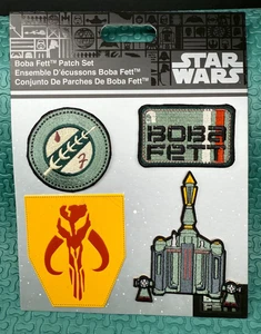 Star Wars: Parques Disney Boba Fett adhesivo/coser parches (juego de cuatro) - Nuevo - Imagen 1 de 5