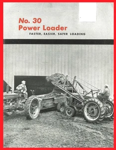 IH Farmall Tractor H M No. 30 Power Loader Front End Manure Hay Brochure  - Picture 1 of 9