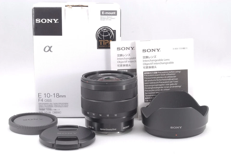Lente SONY E 10-18mm F/4 OSS SEL1018 para Sony E montura con caja - Imagen 1 de 4