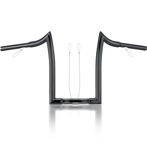 Harley Road Glide King 14" Ape Hanger 1.25" Fat Manillar para XL Softail Dyna - Imagen 1 de 7
