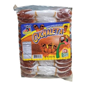 Spoon Cuchaleta - Tamarind Flavored Candy with Chili: Tamarindo 24 Pc 8.46-oz - Picture 1 of 6