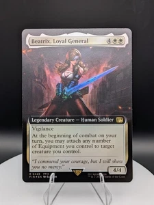 Beatrix, Loyal General (Extended Art FOIL) Final Fantasy MTG (NM) - Picture 1 of 2