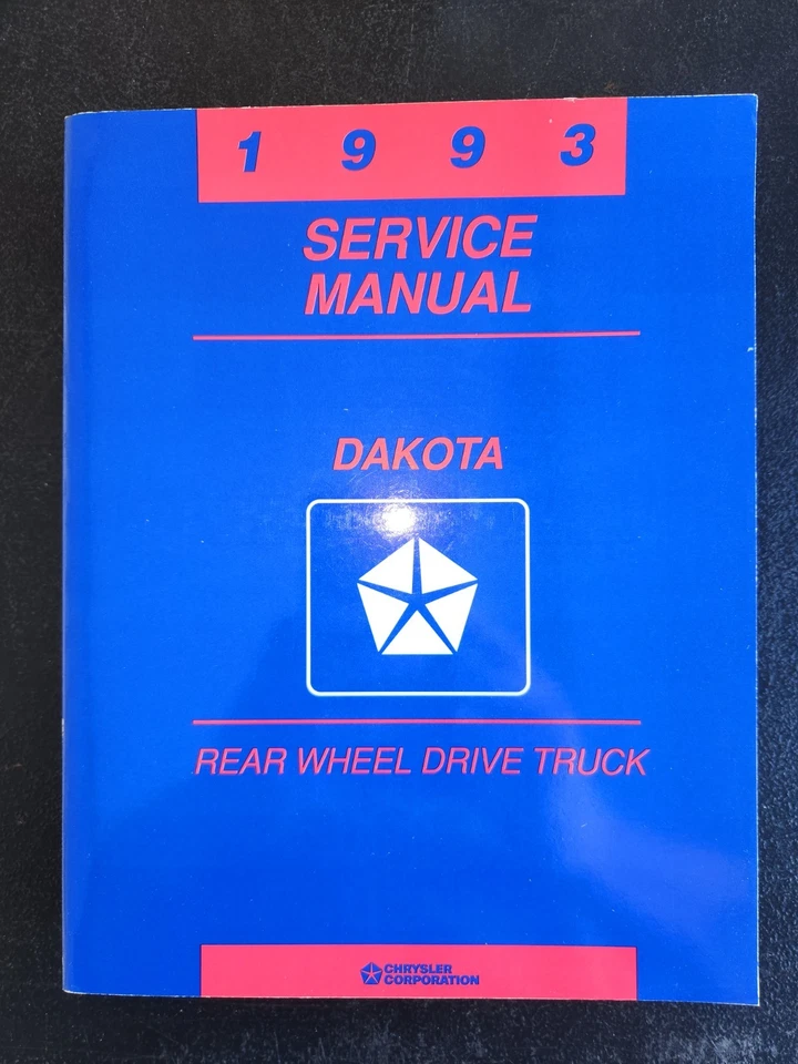 Dodge Dakota 1993 camioneta pickup manual de servicio de taller Foto 1 de 1