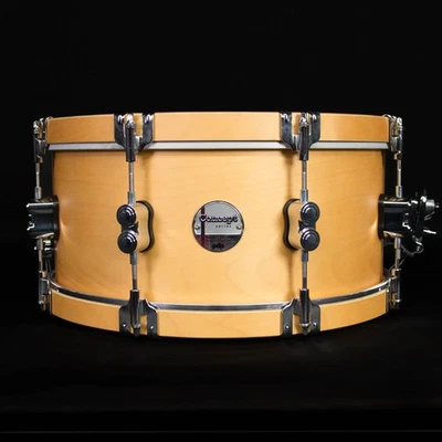 PDP 14" x 6.5" Classic Wood Hoop Snare Drum, Natural - Image 1 of 4