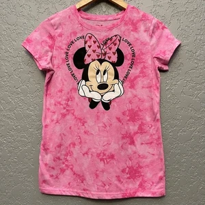 Disney Minnie Mouse Tie Dye Love Shirt - Picture 1 of 7