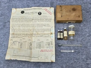 Vtg Adrenaline Butyn Medicine Bottle Syringe Lot Old Johnston Allergy Clinic AR - Picture 1 of 16