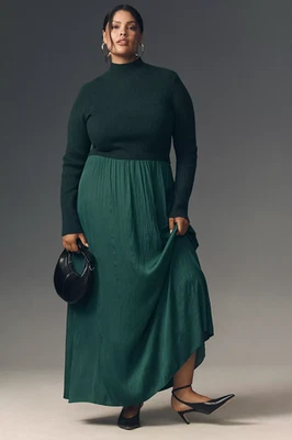 NWT Anthropologie Holly Green The Thea Twofer Sweater Dress, Size 2X - $180 NEW! - Image 1 of 4