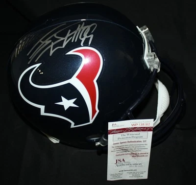 Полноразмерный шлем с автографом JJ Watt VSR4, Houston Texans, Wisconsin, сертификат подлинности JSA - Изображение 1 из 4