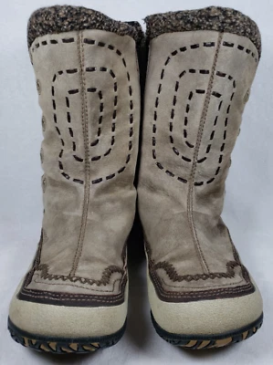 Merrell Mujer Puffin Botas Tostadas Altas Gamuza Cuero Cálido Nieve Zapatos Talla 7.5 Foto 1 de 4