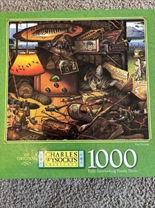 Rompecabezas completo MB 1997 Wysocki's Americana “Reel Dreams” 1000 piezas - Imagen 1 de 6