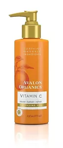 Avalon Organics Cleansing Gel with Vitamin C, 6 Oz - Pack 2 - Picture 1 of 9