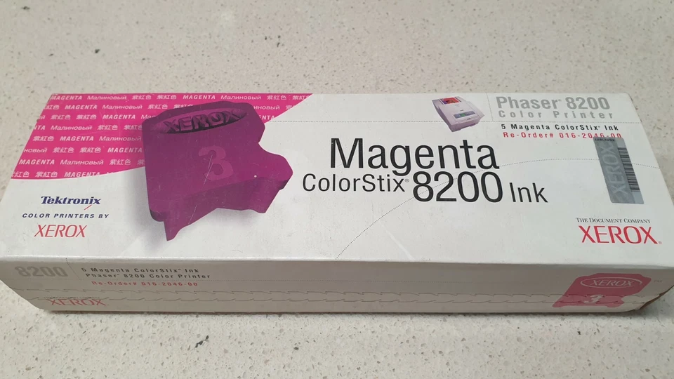 Genuine Xerox 016204600 016-2046-00 Magenta Ink Stick 5 Pack for Phaser 8200 New - Image 1 of 3