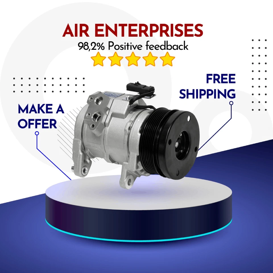 Compressor A/C Fit Chrysler Aspen 2007-2008, Dodge Durango 2004-2008 - Imagem 1 de 1