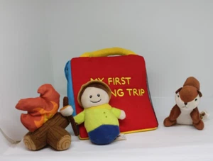 Bass Pro Shop My First Camping Trip Play Set 4 Piece Plush Ages 2+ - Picture 1 of 9