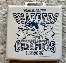 Beloit Snappers 1995 Champions Stadium Seat Cushion Sky Carp Minor League Marlin