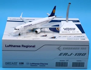 JC Wings 1:200 Lufthansa Regional Embraer ERJ-190LR Diecast Plane Model D-AECA - Picture 1 of 14