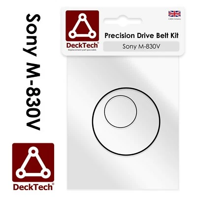 DeckTech™ Replacement Belt Kit for Sony Micro Cassette M-830V M830V M 830V Belts - Image 1 of 3