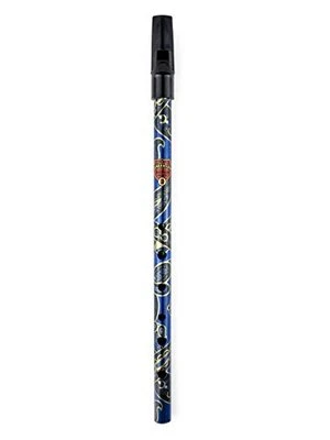 Generation Boho Model Paisley Blue English Tin Penny Whistle in D Gift Pack - Image 1 of 4