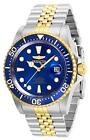 Invicta 42Mm Men's Pro Diver Automatic 3 Hand Blue Dial Stainless Watch 30093