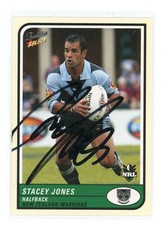 ✺Signed✺ 2005 Select Tradition STACEY JONES (Warriors) NRL Card