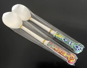 999 Fine Silver Serving Set Rice Spoons & Chopsticks 8.5” Long Sealed 226g - Picture 1 of 4
